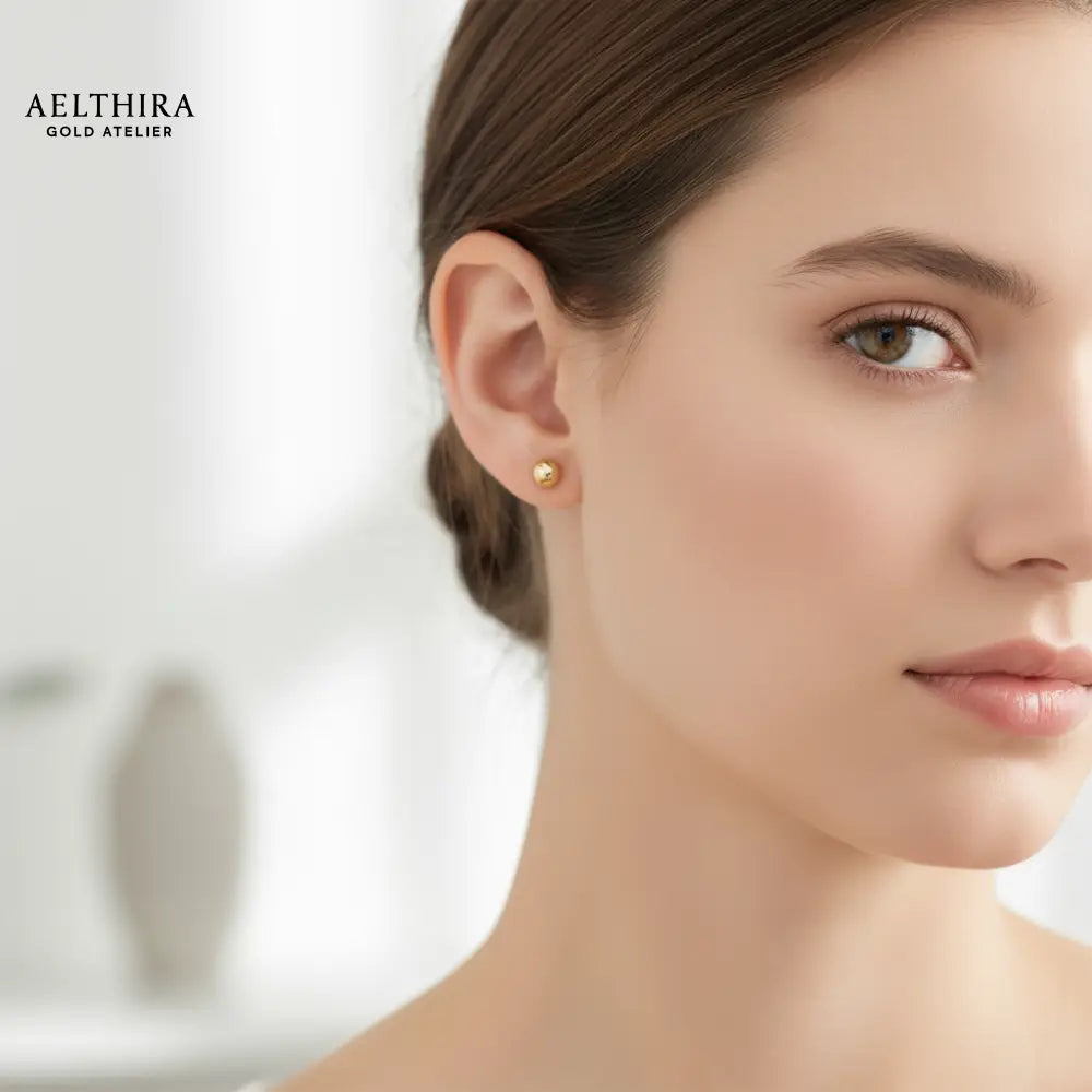 Classic Ball Stud 14K Gold Filled Earrings (4mm) 4mm Earrings