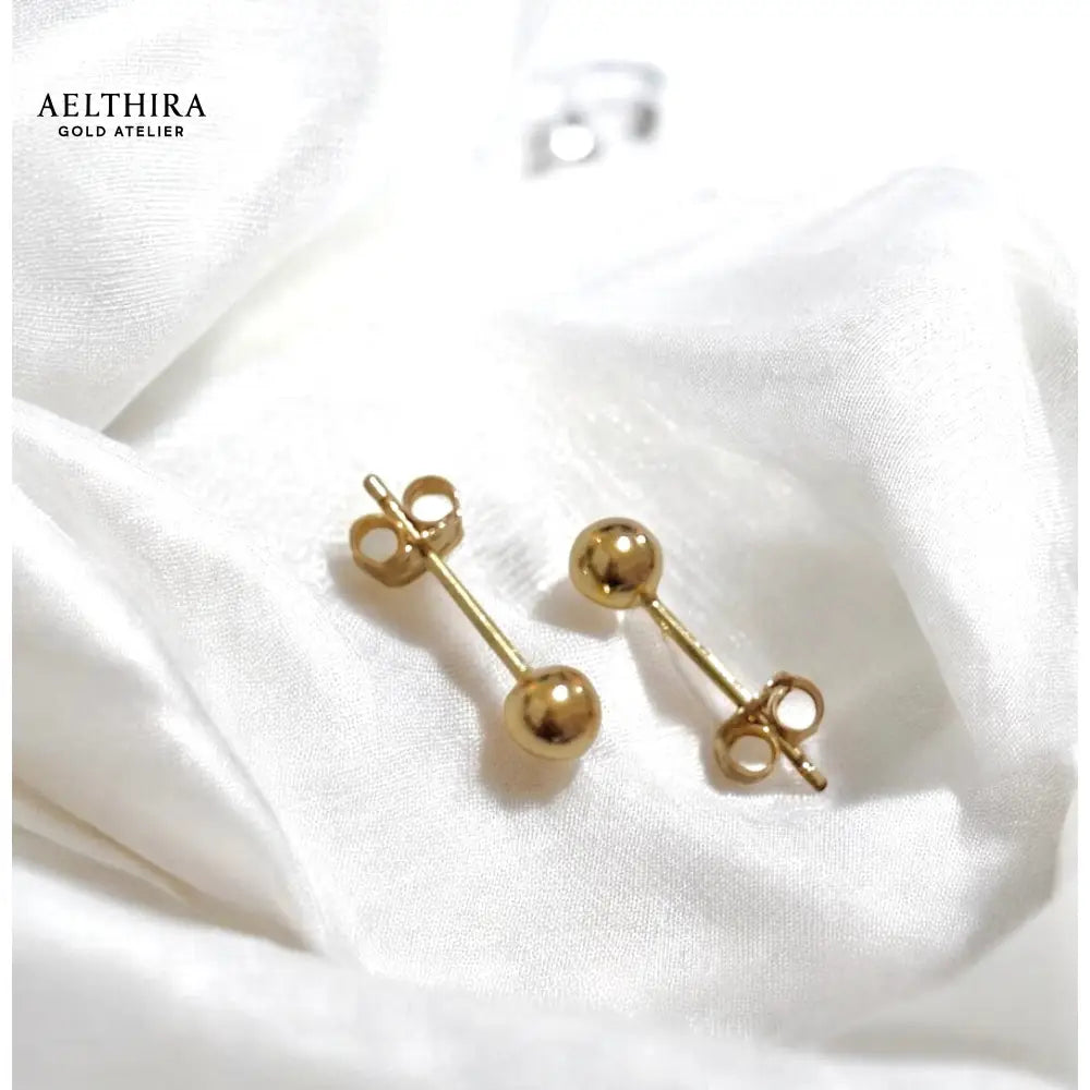 Classic Ball Stud 14K Gold Filled Earrings (4mm) 4mm Earrings