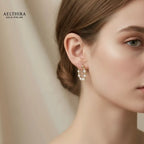 Freshwater Pearl & 14K Gold Filled Hoop Earrings Earrings