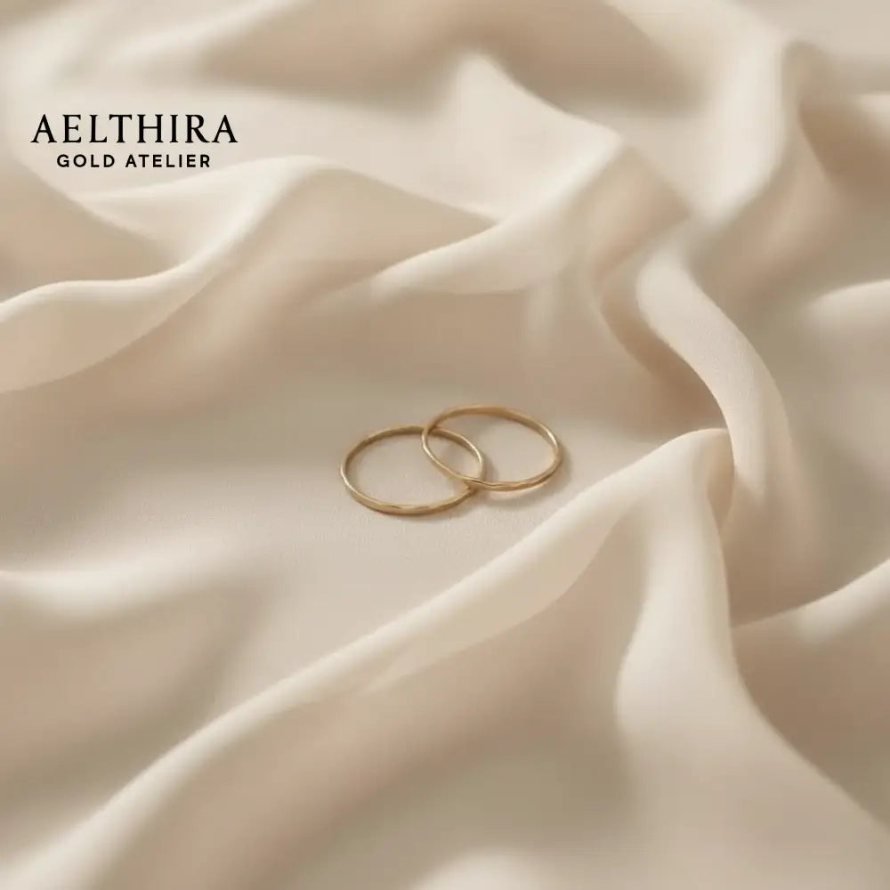 Hammered Ring – 14K Gold Filled (1mm) Ring