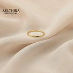 Hammered Ring – 14K Gold Filled (1mm) Ring