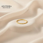 Hammered Ring – 14K Gold Filled (1mm) Ring
