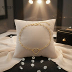 Heart Link 14K Gold Filled Bracelet (6-8”) Adjustable 6-8” Bracelet