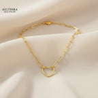 Heart Link 14k Gold Filled Necklace (19”) 19” Necklace