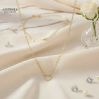 Heart Link 14k Gold Filled Necklace (19”) 19” Necklace