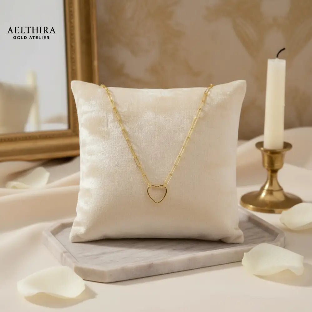 Heart Link 14k Gold Filled Necklace (19”) 19” Necklace