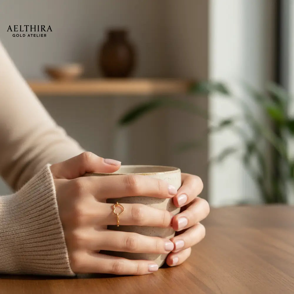 Heart Link 14K Gold Filled Ring Ring