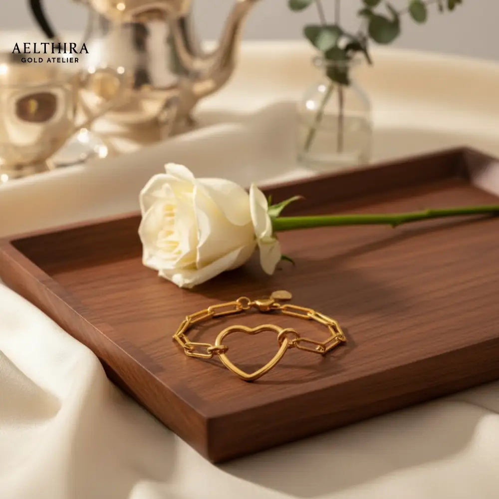 Heart Link 14K Gold Filled Ring Ring