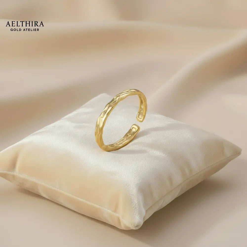 Intricate Pattern Adjustable 14K Gold Filled Ring (1.5x3mm) Adjustable size Ring