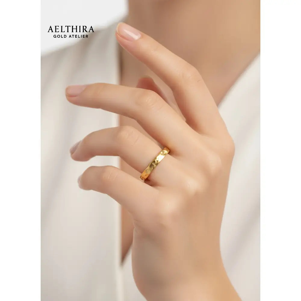 Intricate Pattern Adjustable 14K Gold Filled Ring (1.5x3mm) Adjustable size Ring