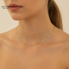 Italian Krinkle 14K Gold Filled Necklace Chain (1.5mm) 18” Necklace