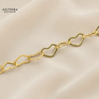 Mini Heart Chain 14k Gold Filled Necklace (2.8mm 18 + 2”) 16-20”