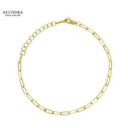 Paperclip Chain 14K Gold-Filled Bracelet (6-8”) 6-8” Bracelet