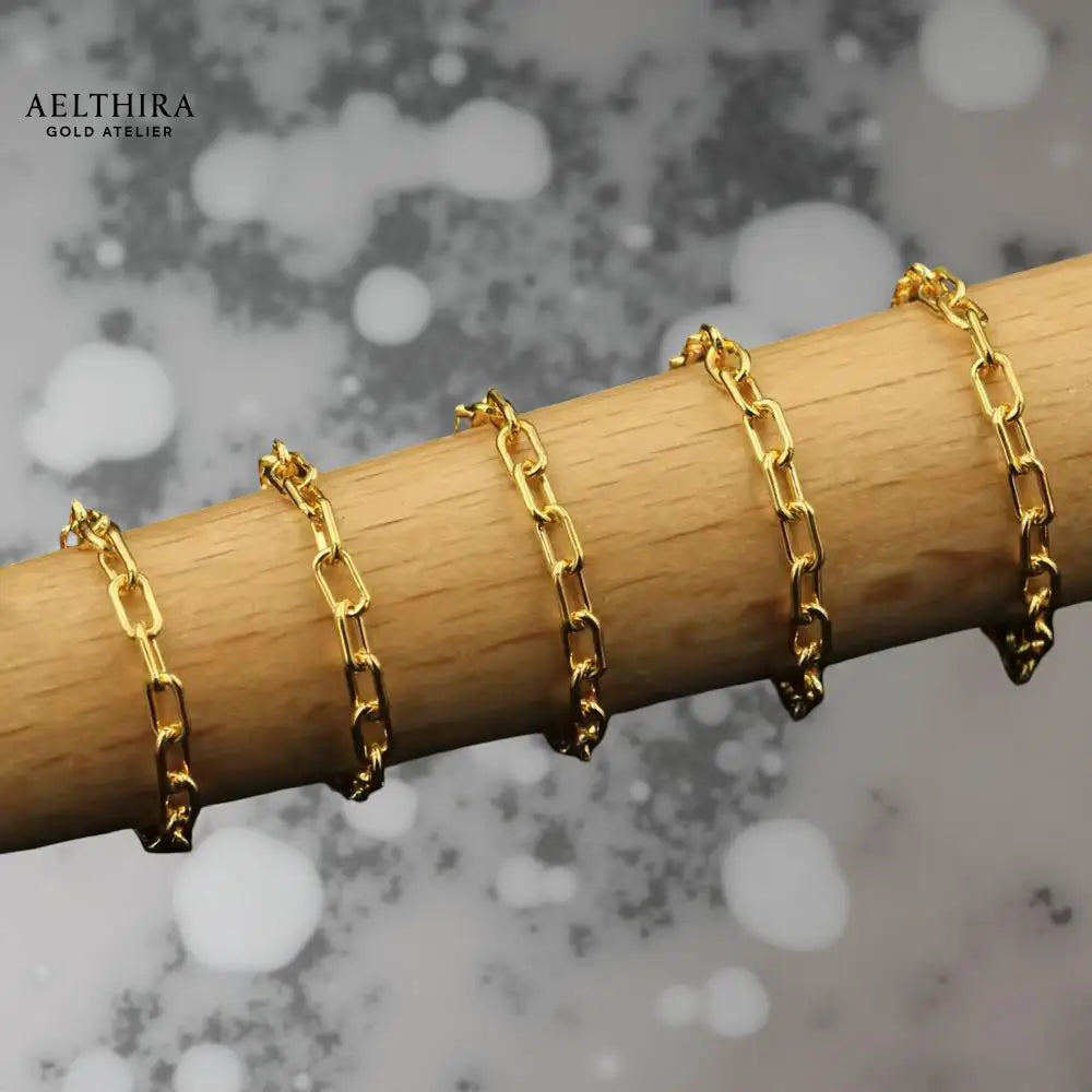 Paperclip Chain 14K Gold Filled Ring (2.4mm) Ring