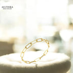 Paperclip Chain 14K Gold Filled Ring (2.4mm) Ring