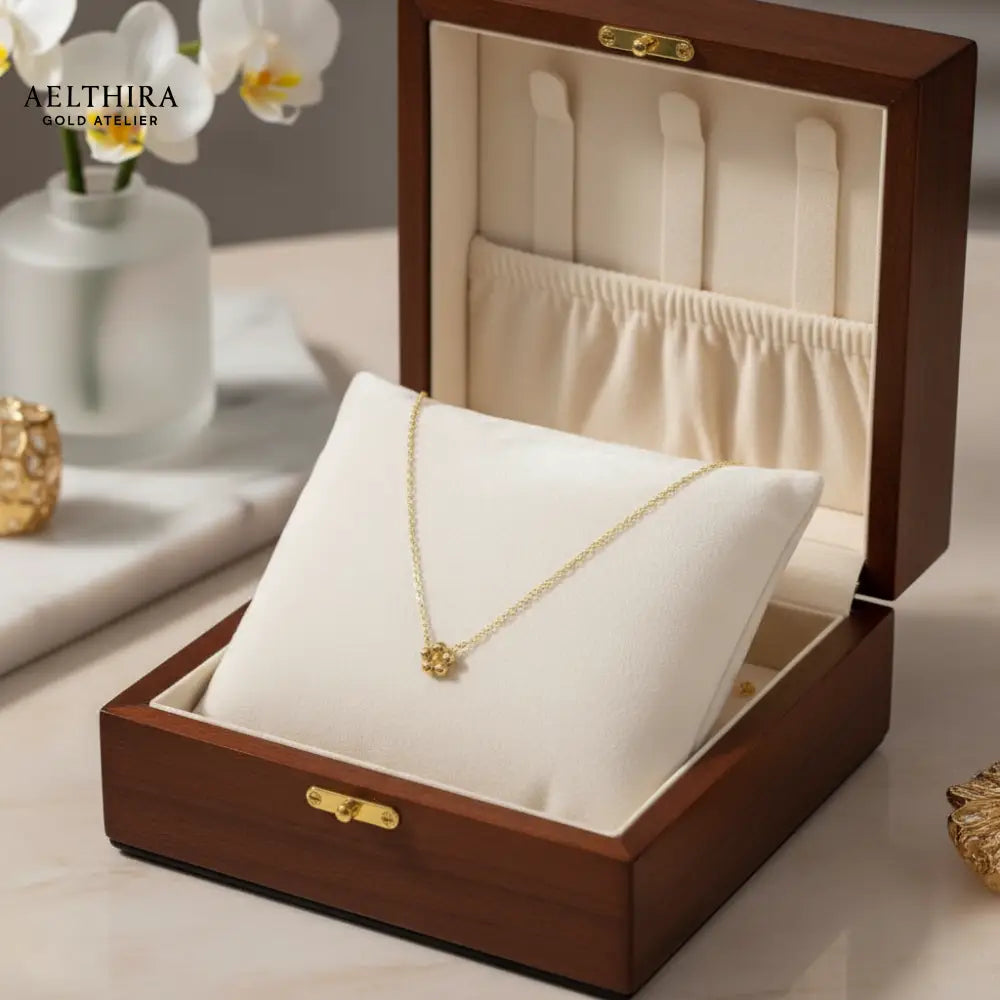 Petit Cluster 14K Gold Filled Necklace (19”) 19” Necklace