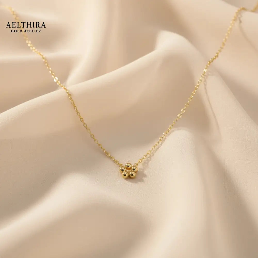 Petit Cluster 14K Gold Filled Necklace (19”) 19” Necklace