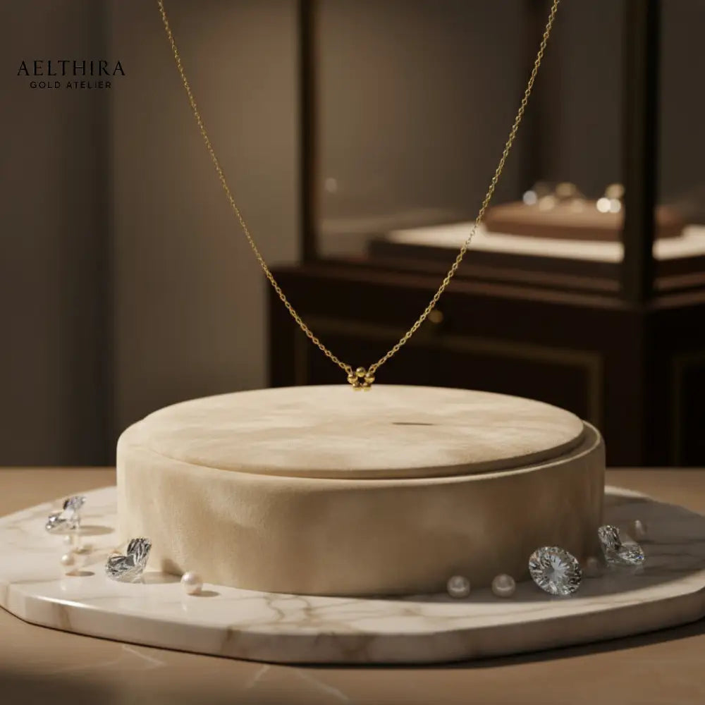Petit Cluster 14K Gold Filled Necklace (19”) 19” Necklace