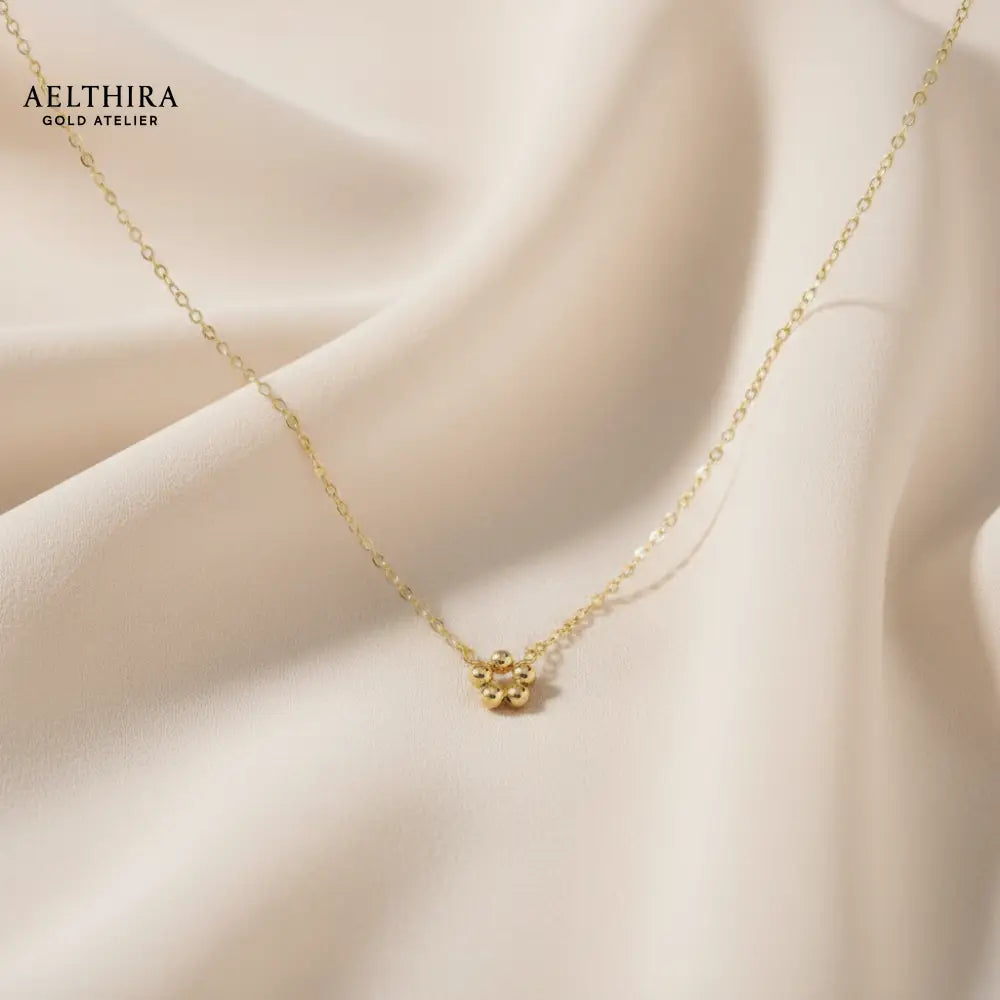 Petit Cluster 14K Gold Filled Necklace (19”) 19” Necklace
