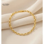 Rolo Chain Link 14K Gold Filled Bracelet (For Men & Women) 17cm-19cm Bracelet