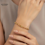 Rolo Chain Link 14K Gold Filled Bracelet (For Men & Women) 17cm-19cm Bracelet