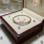 Rose Quartz Pixiu Bracelet in 14k gold-filled setting Bracelet