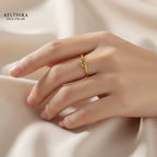 Round Knot 14K Gold Filled Ring (1mm) Ring