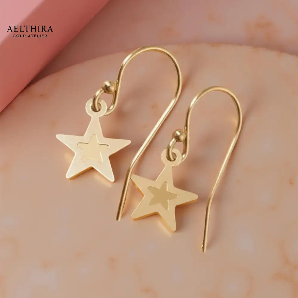 Star Ear Hooks 14K Gold Filled Earrings Per Pair Earrings