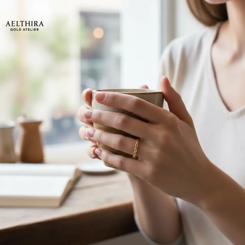 Woven 14K Gold Filled Ring (1.5mm)