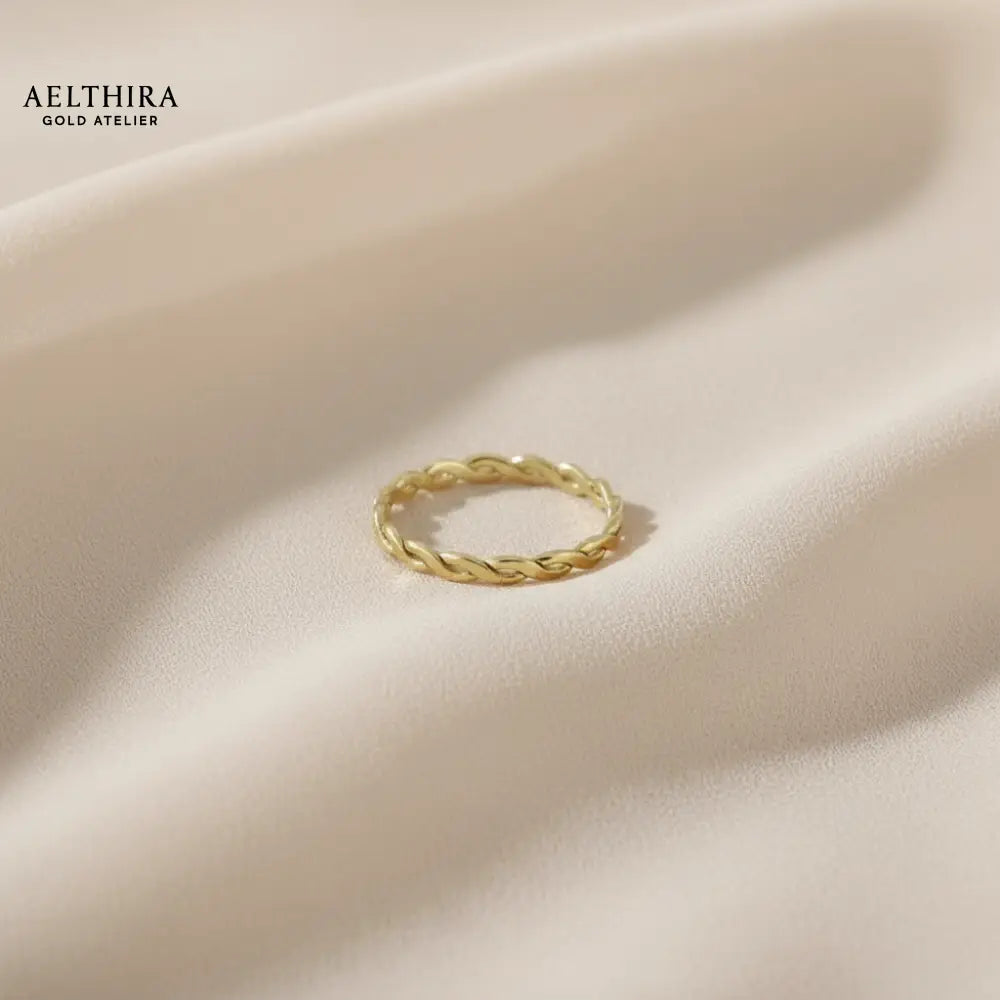 Woven 14K Gold Filled Ring (1.5mm)