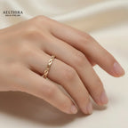 Woven 14K Gold Filled Ring (1.5mm)