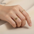 Woven 14K Gold Filled Ring (1.5mm)